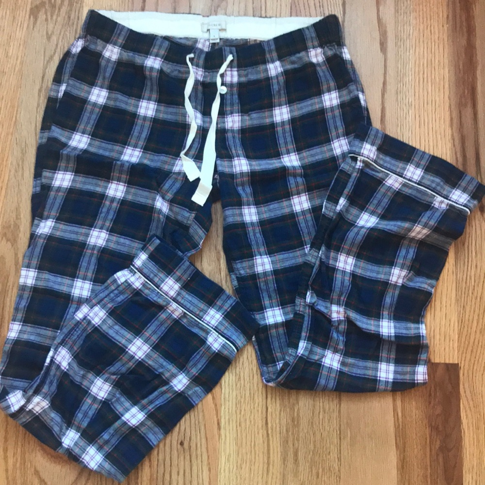 🌸J. Crew Plaid PJ Bottoms S